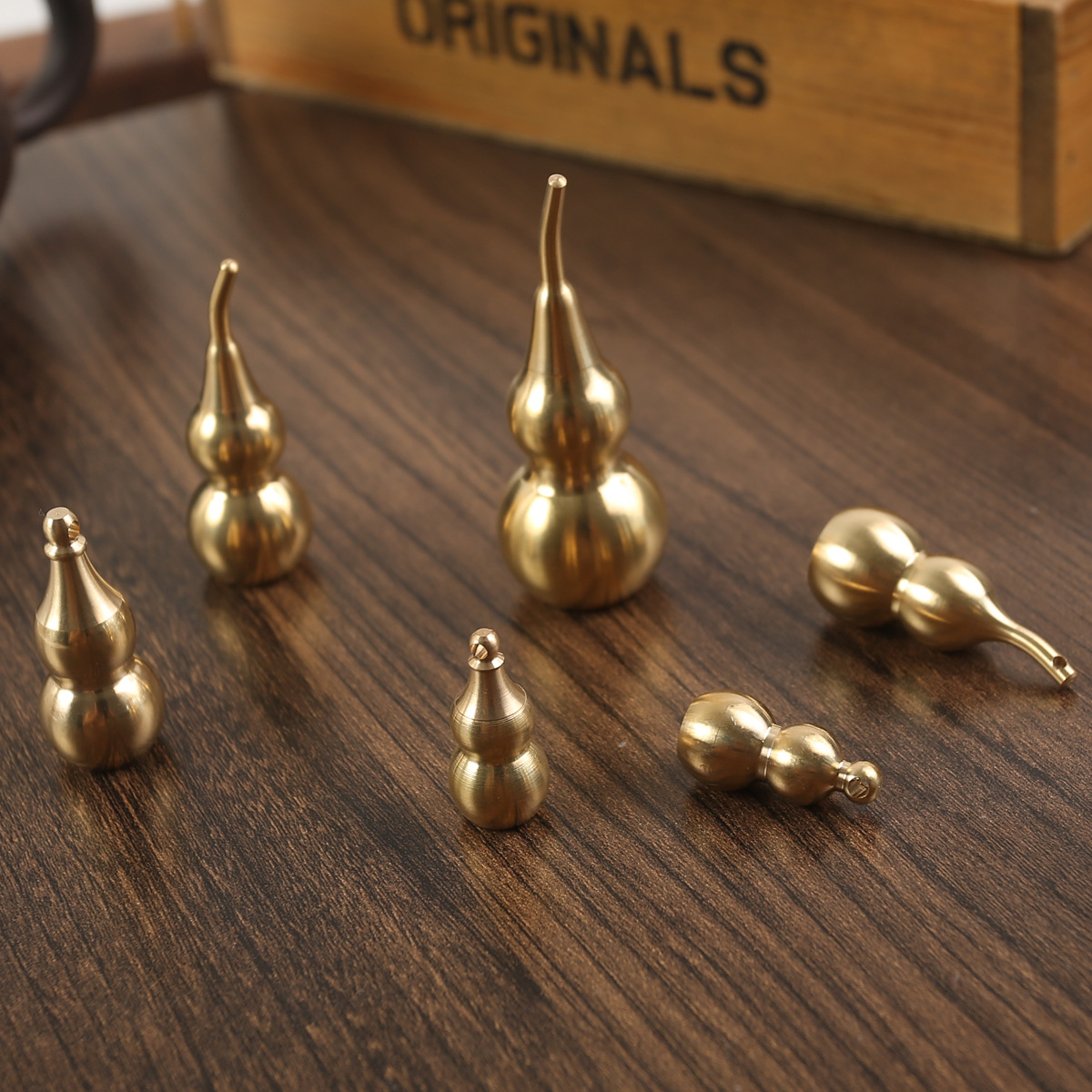 Tangteng brass gourd wire drawing sealing process 5.5 7 8.8 11 14 size copper wholesale copper gourd