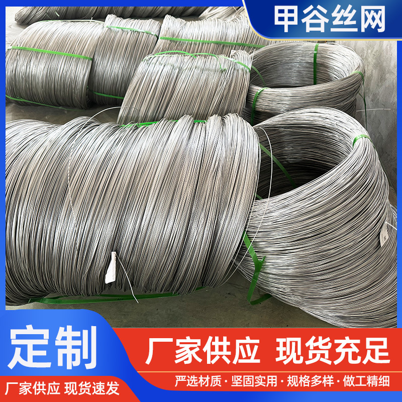 Customized 304 Stainless Steel Wire Single 123456mm mm Bundled Soft Steel Wire Hard Iron Wire Thin Steel Wire