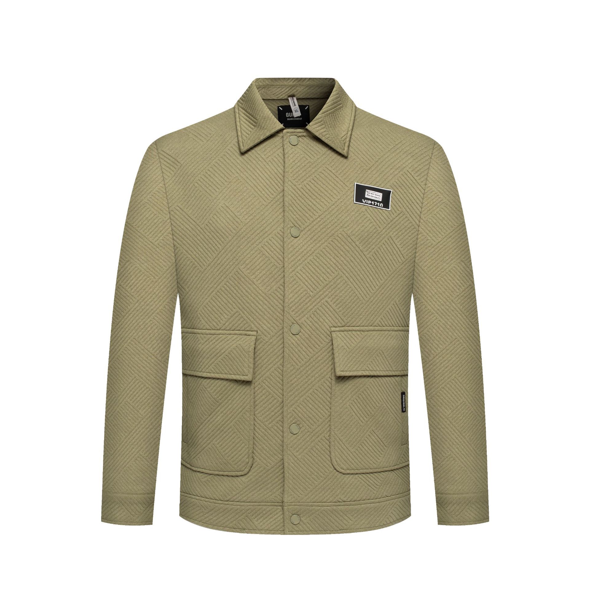 2023 New Men's Extra Large Size Plaid Jacket Coat Fat Man Fat Man Extra Large Loosen Jacket for Men