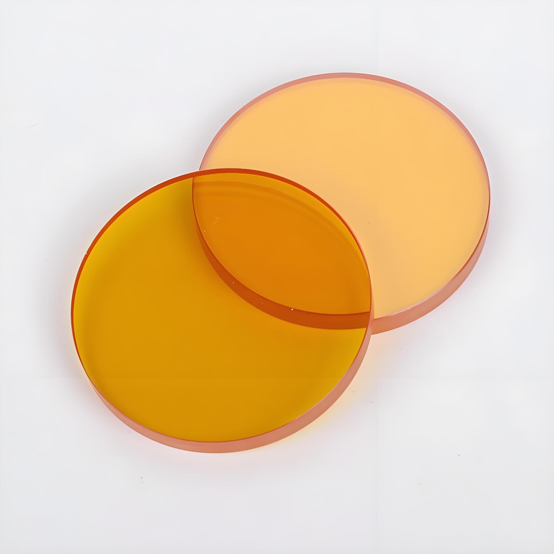 Znse Infrared Window Piece Zinc Selenide Window Piece 0.6-16μm Wave Transparent Infrared Thermal Imaging Spectrometer Special