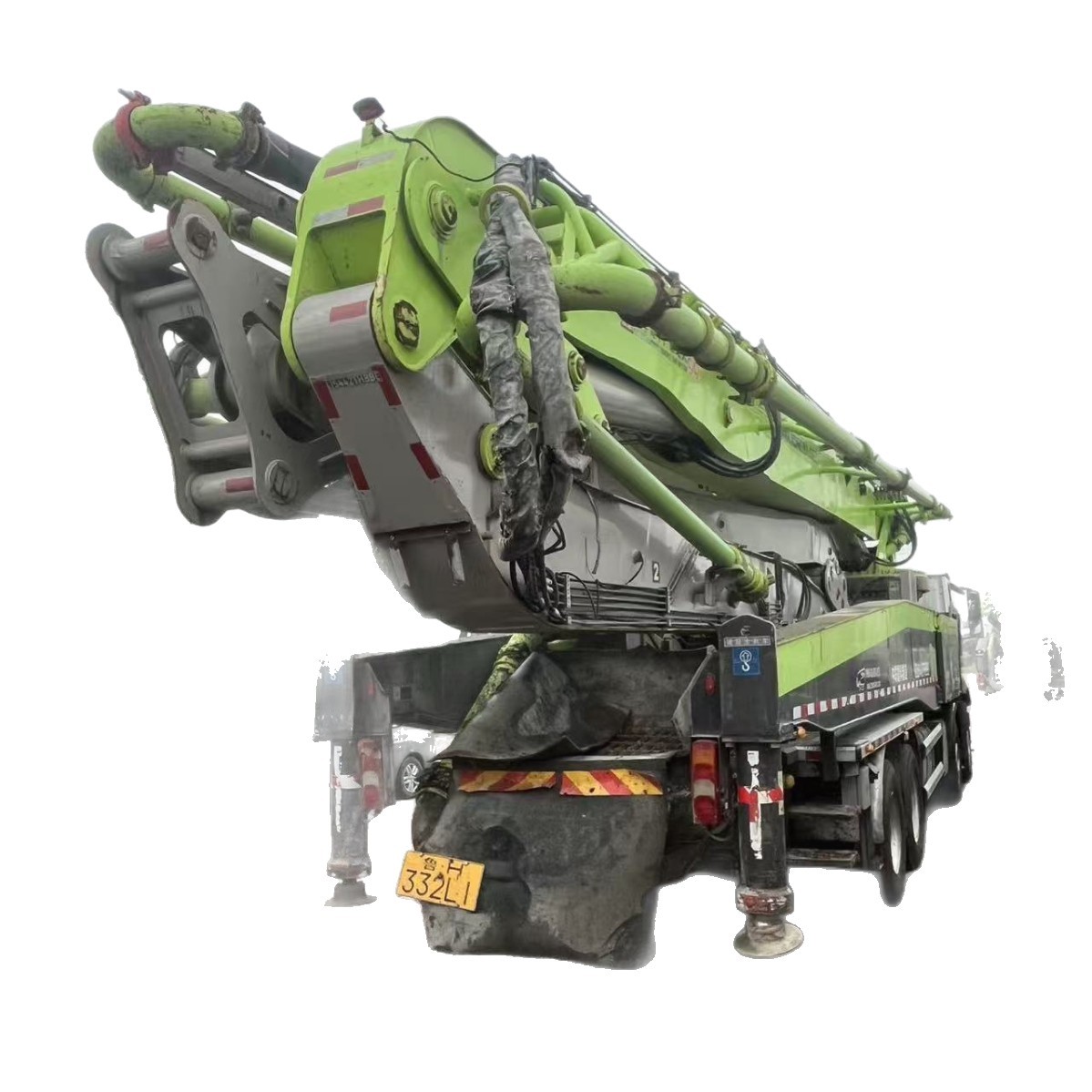Cross-Border Supply of 56.2m Hand Pump Trucks, 52m Concrete Pump Trucks, Concrete Mixer Trucks, Cement Mixer Tank Trucks