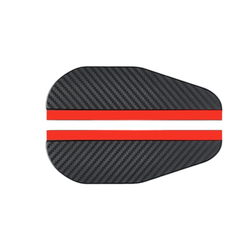 Car Rearview Mirror Rain Eyebrow, Rain Shield, Thickeneded Carbon Fiber Texture, Thickeneded Rearview Mirror Rain Shield