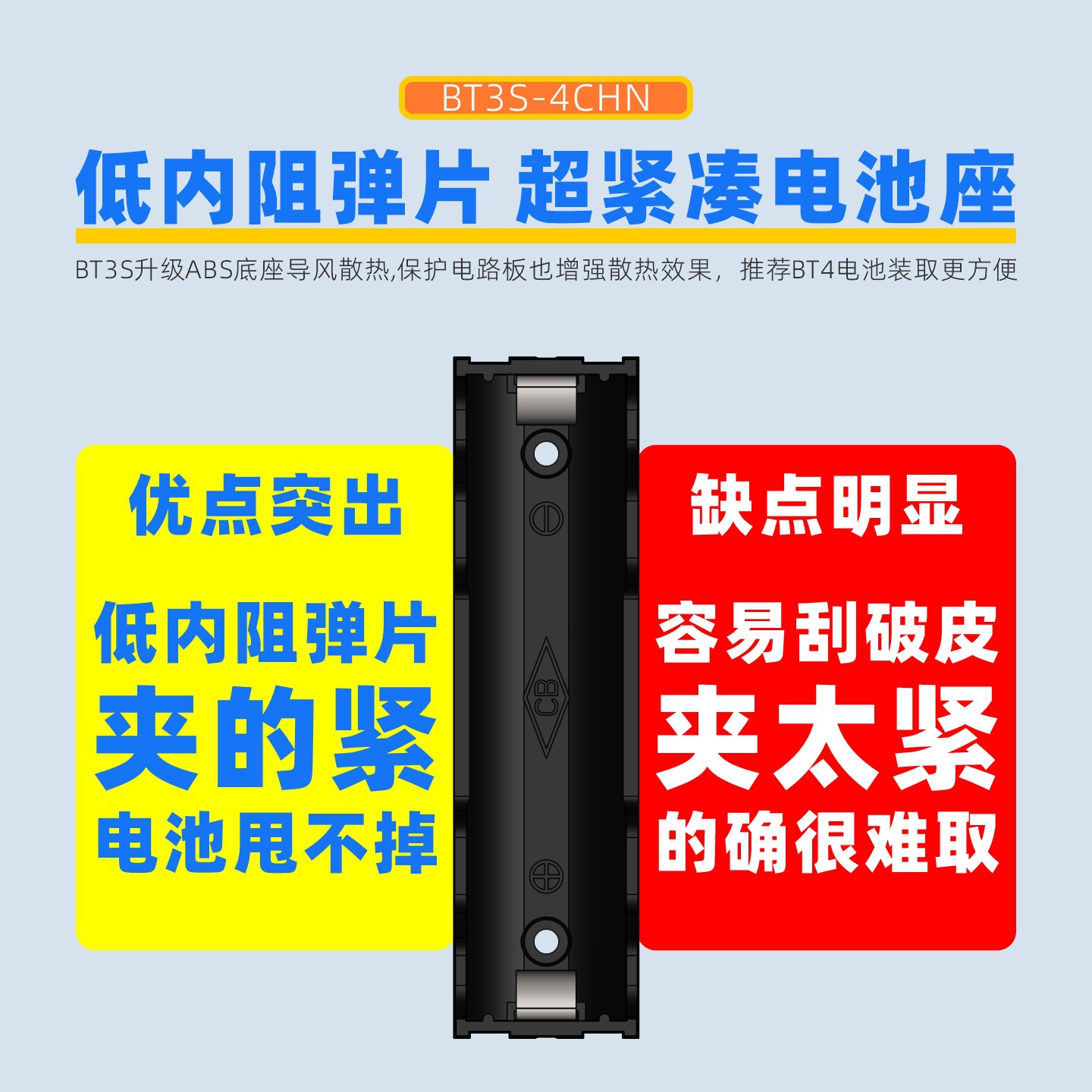 Bt3S 4-Channel 18650 Lithium Battery Capacity and Internal Resistance Test Capacity Meter 4 Charge and 4 Discharge Integrated Charging and Discharging