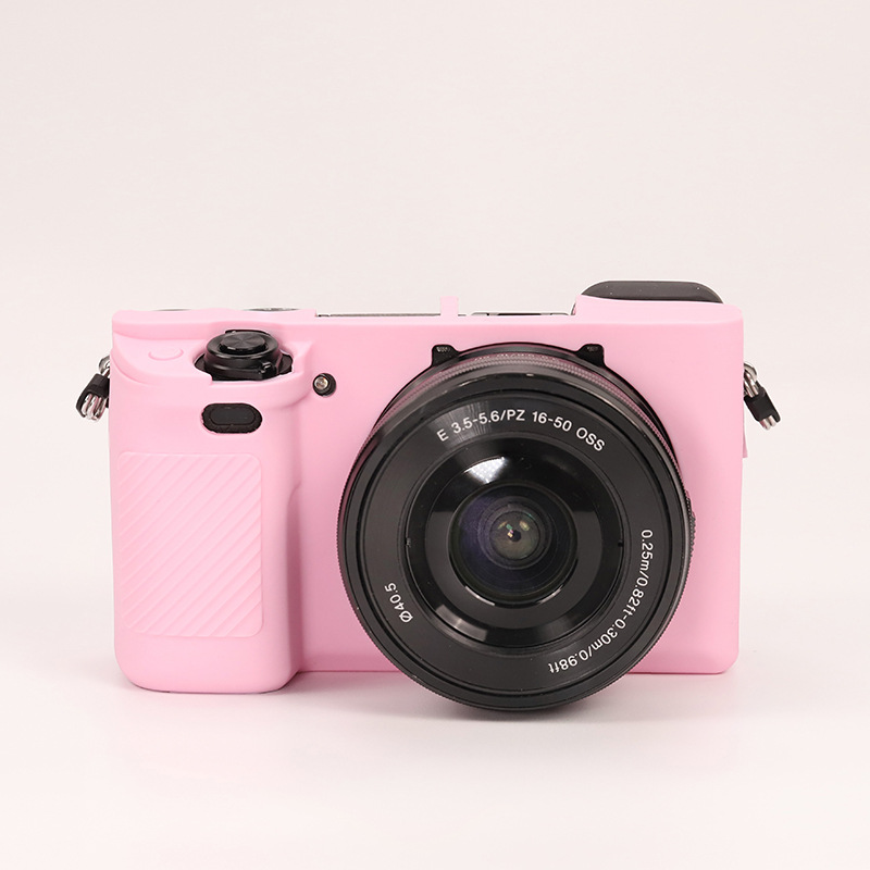 Suitable for Sony A6300 A6400 A6100 Mirrorless Camera Silicone Case Protective Case Photography Bag Soft Shell Bag