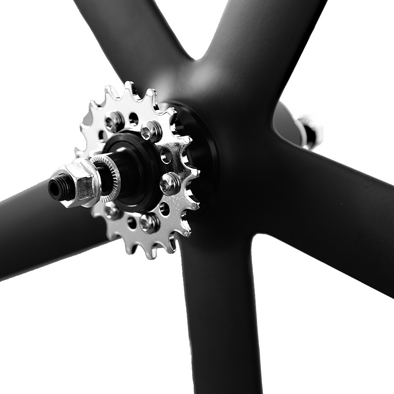 700C Dead Fly Integrated Wheel Magnesium Alloy Manufacturer Direct Sales Single Speed V Brake Dead Speed Integrated Wheel Set