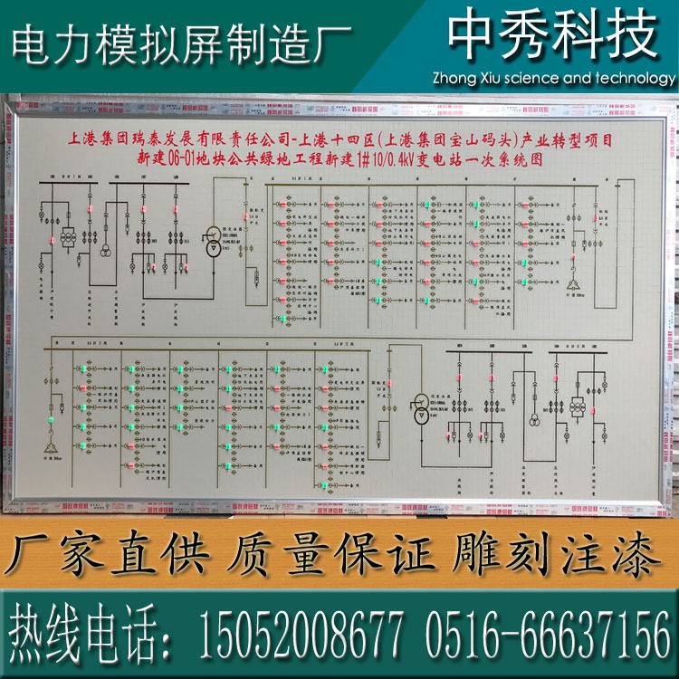 Zhongxiu Subway Railway Power Simulation Screen Mosaic Simulation Screen Photoelectric Display Railway Index Screen Simulation Diagram