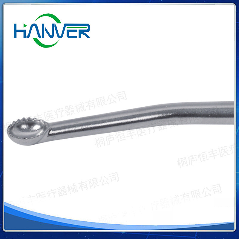 Ортопедические инструменты, однофазный двухканальный эндоскоп, полный набор хирургических инструментов, двухканальный костный кюретаж, левый изогнутый с зубьями