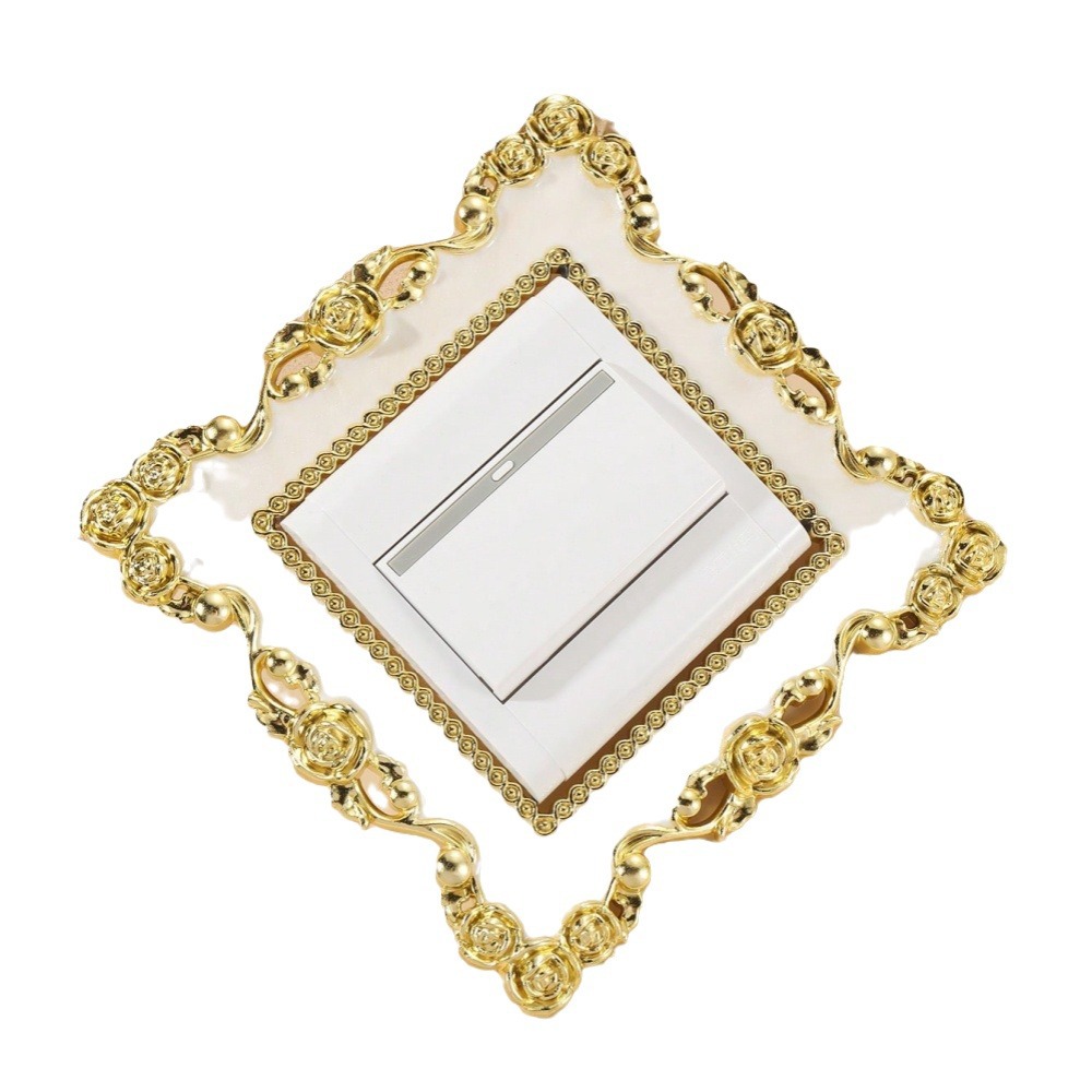 Switch stickers wall stickers creative stickers cross-border Amazon Hitch switch socket set 3043 single 8.6*8.6cm