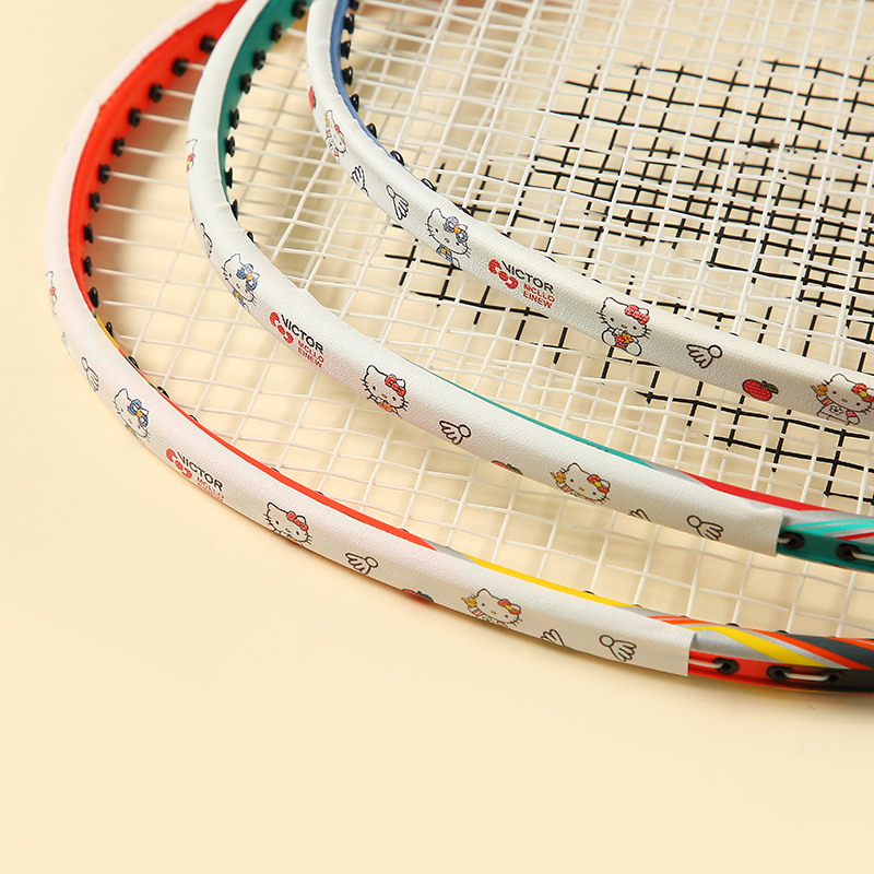 Manufacturer Wholesale Badminton Racket Frame Protective Sticker High-Value Cartoon Pattern Racket Head Sticker Paint Protection Line Tube Protective Sticker