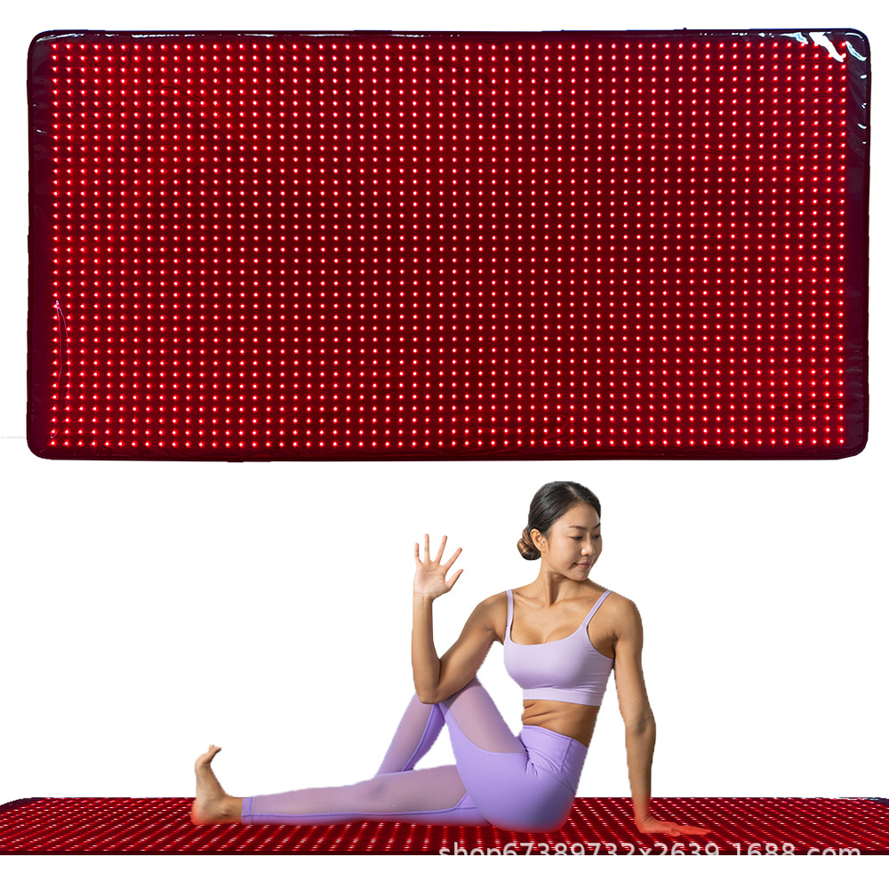 Новый йога-мат 1.8м с физиотерапией красным светом и инфракрасным излучением, легкий для переноски, для йоги