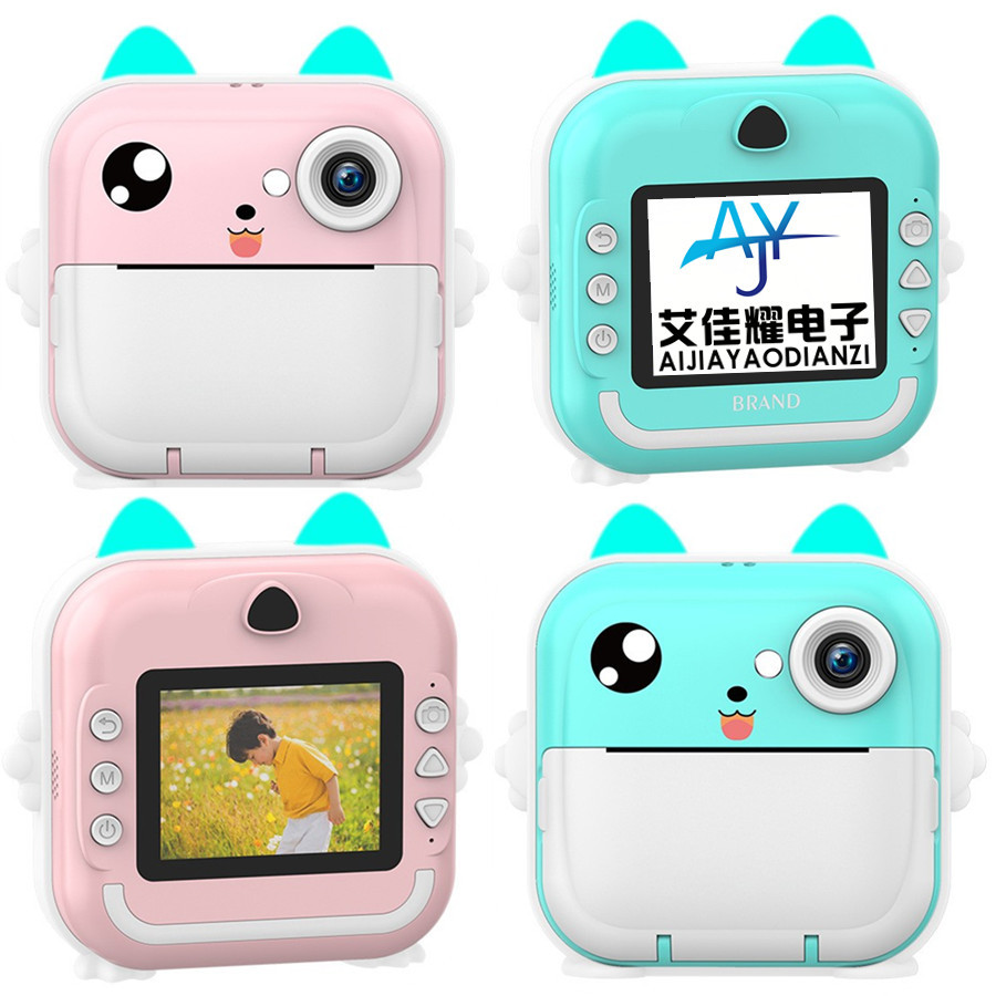 Cross-border New Q5 Children's Digital Camera Mini Cute Cartoon HD Thermal Printing Camera
