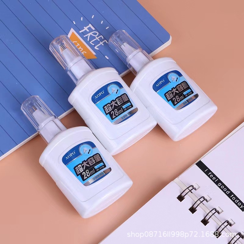 Канцелярские принадлежности Aobo, двусторонняя корректирующая жидкость для студентов
