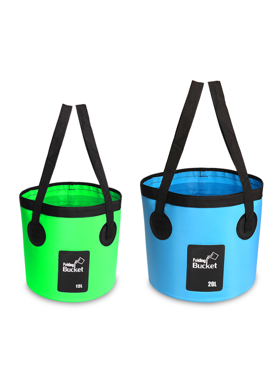 Factory direct new fishing bucket folding bucket outdoor convenient fishing box car wash bucket integrated molding