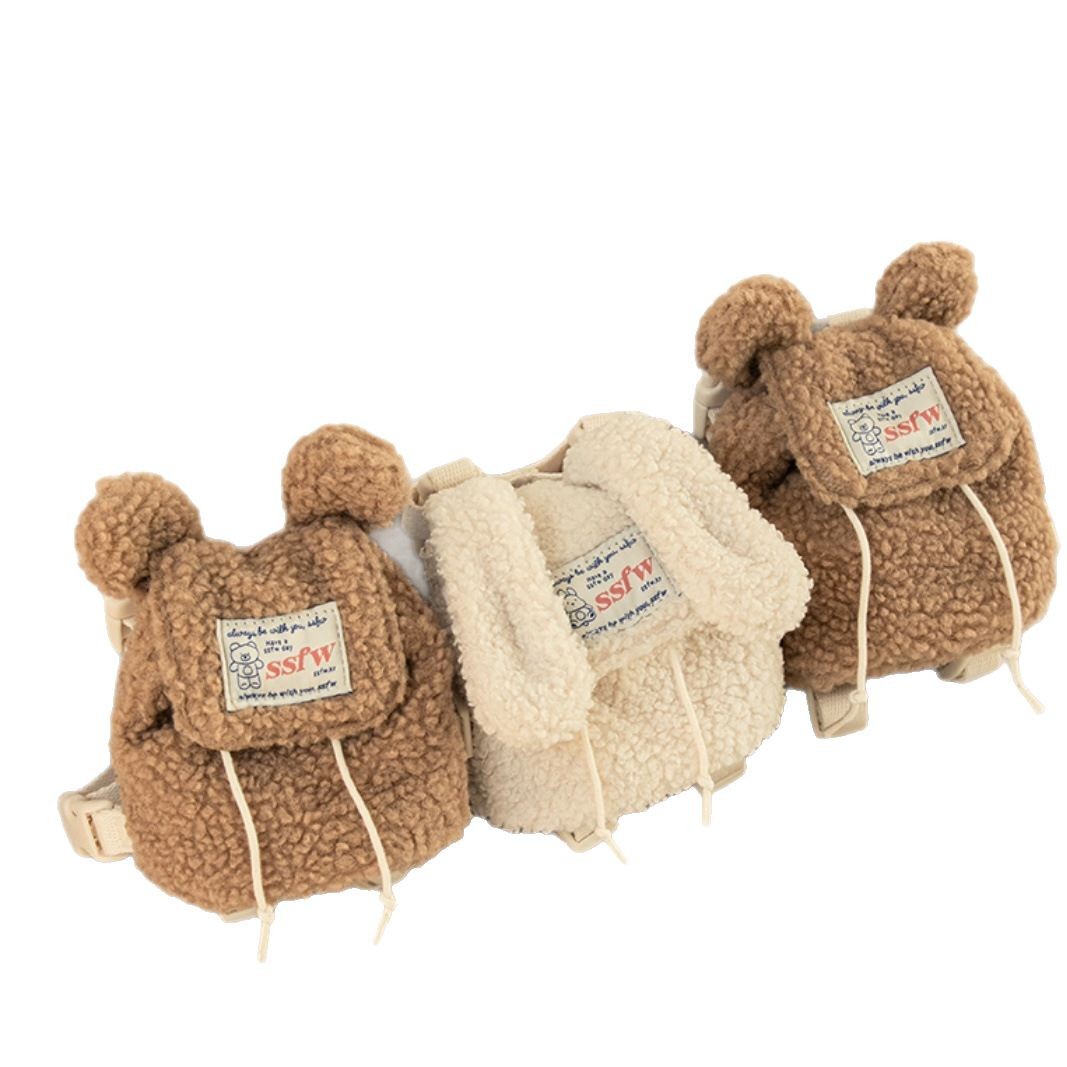 Ins puppies and cats go out pets from backpacks, schoolbags, excrement bags, snack bags, teddy bears, bomei wholesale