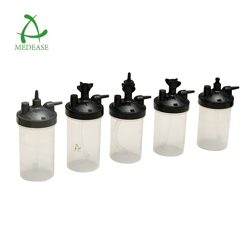 Manufacturer Supplies Humidification Cup for Home Use, Medical-Grade Oxygen Concentrator, Ventilator Accessories, Humidification Bottle, Quick-Connect Oxygen Humidification Cup