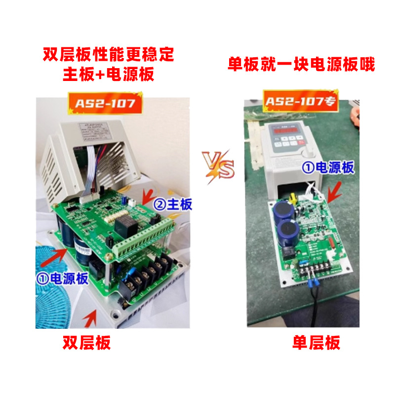 Edley Inverter 220V Single Phase 0.75Kw Edley As2-107 1.5Kw 2.2Kw Inverter