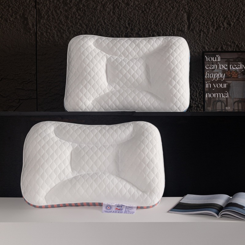Factory direct SPA massage pillow washable non-collapse cervical pillow core shaped pillow cross-border foreign trade wholesale