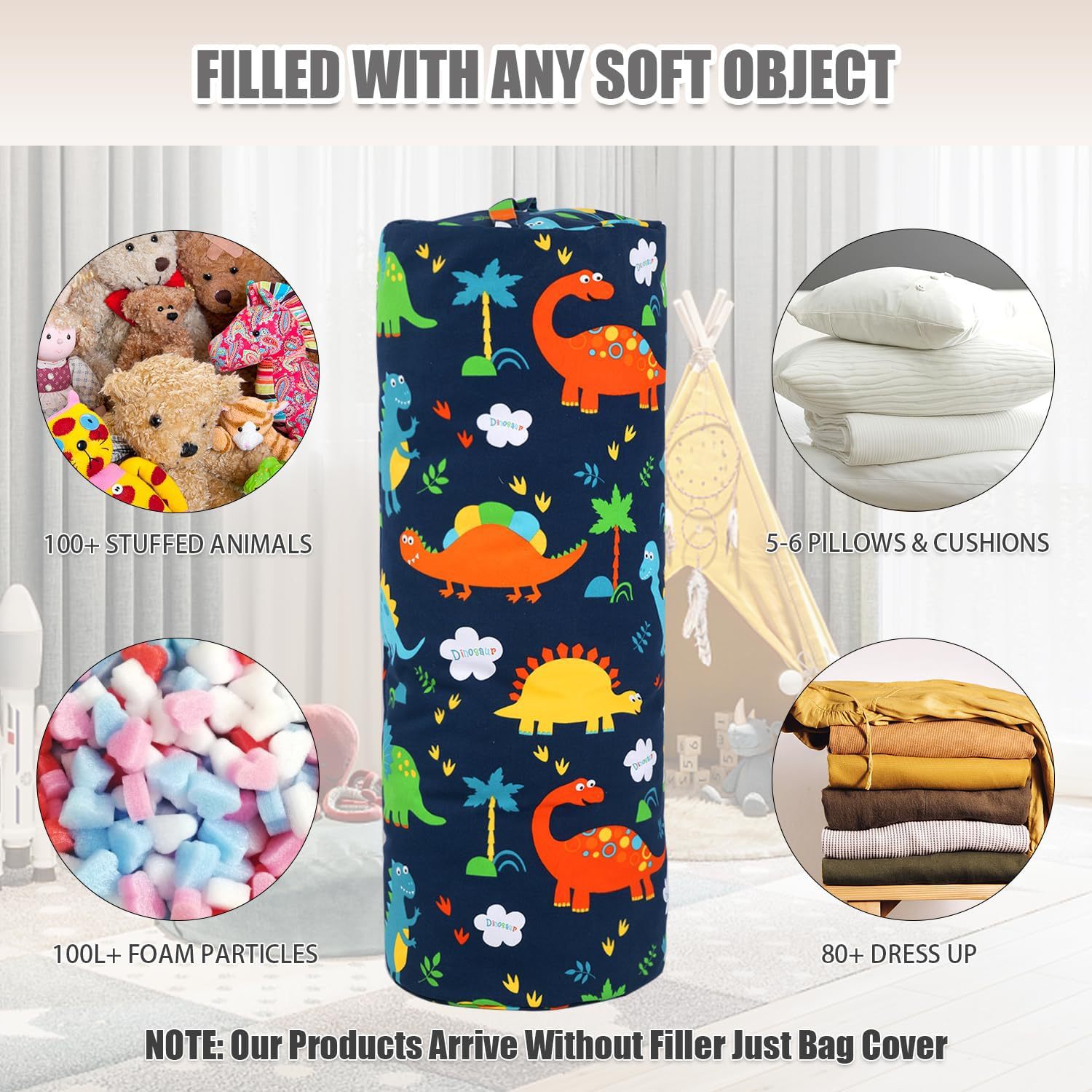 in stock Wholesale Children Plush Toy Storage Bean Bag Home Storage Lazy Sofa Bean Bag storagebag