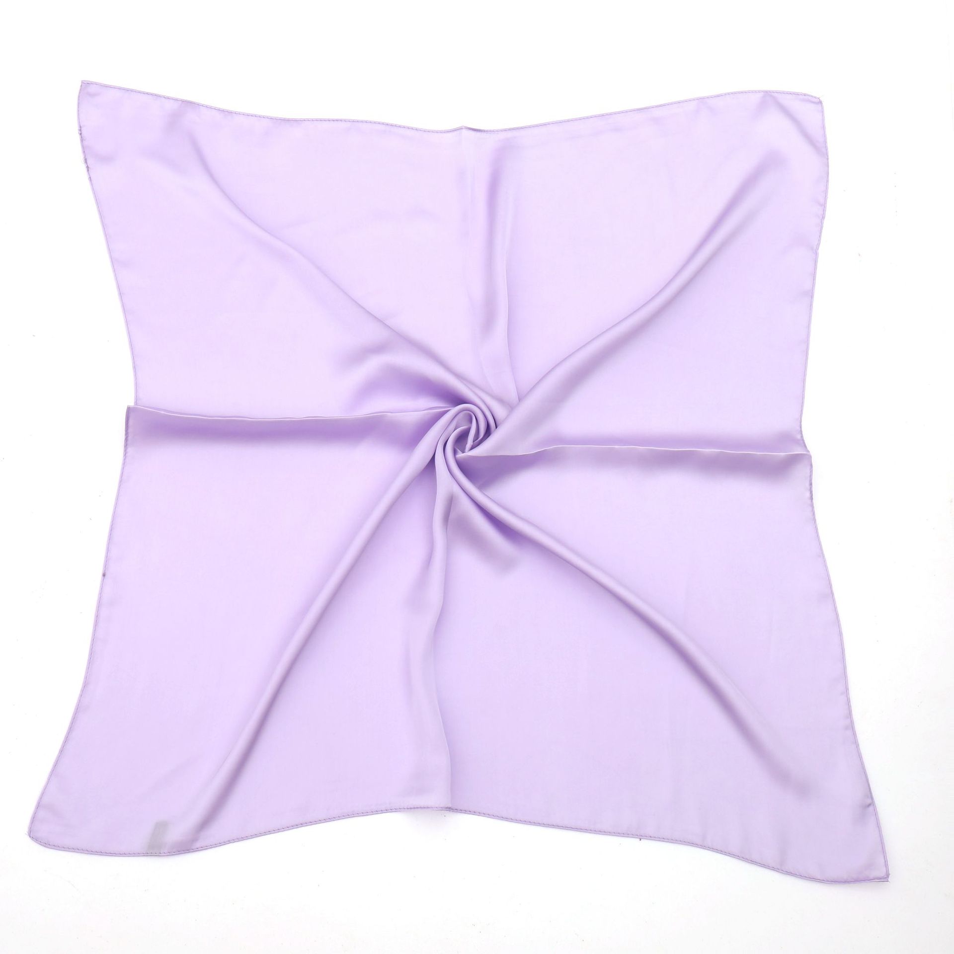 70*70 однотонный шелковый шарф, женский маленький квадратный шарф в корейском стиле, универсальный профессиональный маленький шарф, летний тонкий декоративный шарф