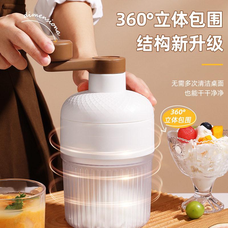 Ручная машина для стружки льда для домашнего использования, маленький дробитель льда, смузи-мейкер, ручная машина для стружки льда, машина для градин для киосков