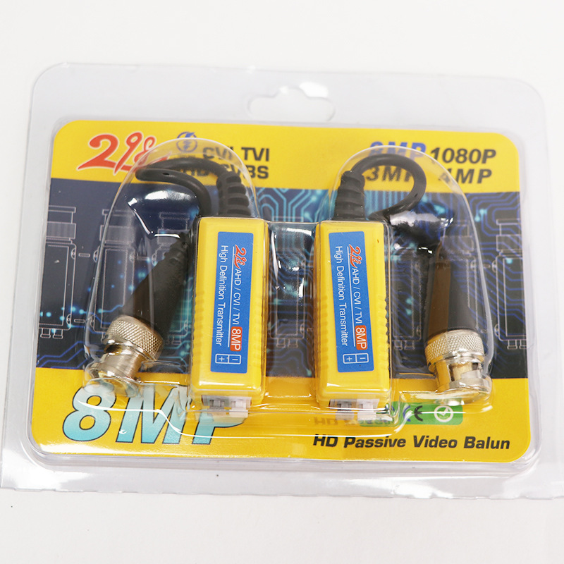 5Mp 8Mp Monitoring Accessories Hd Twisted Pair Transmitter Coaxial Adapter Signal Amplifier Source Manufacturer