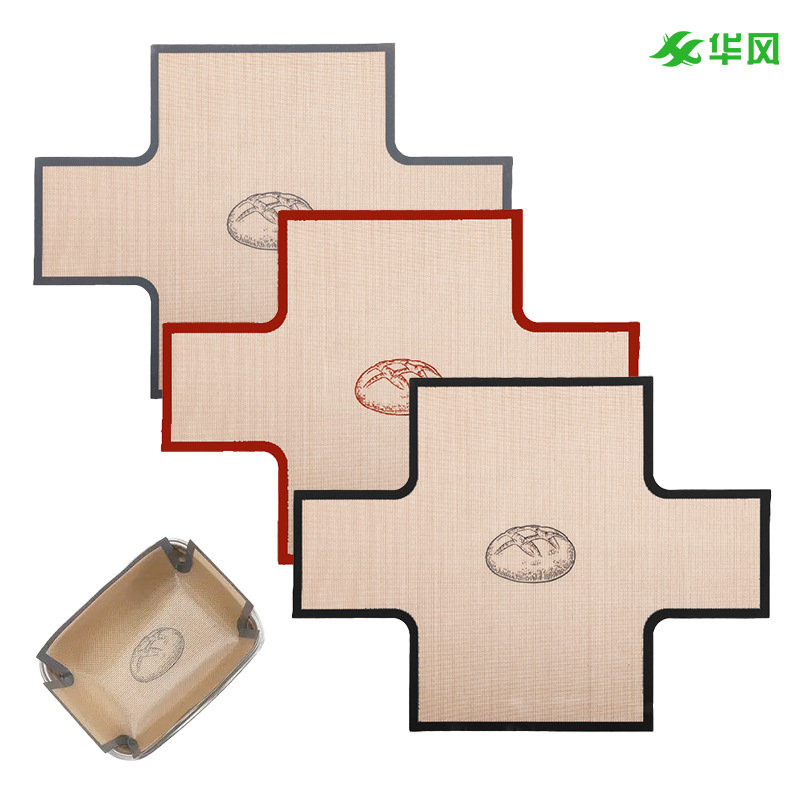 Силиконовый коврик для выпечки в форме креста для хлеба пищевая степень несмазывающий