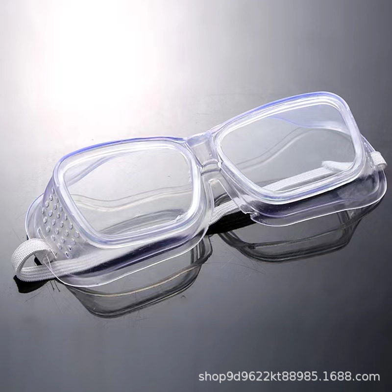 Industrial labor protection glasses soft edge dustproof glass small goggles protective glasses windproof sand anti-splash polished goggles
