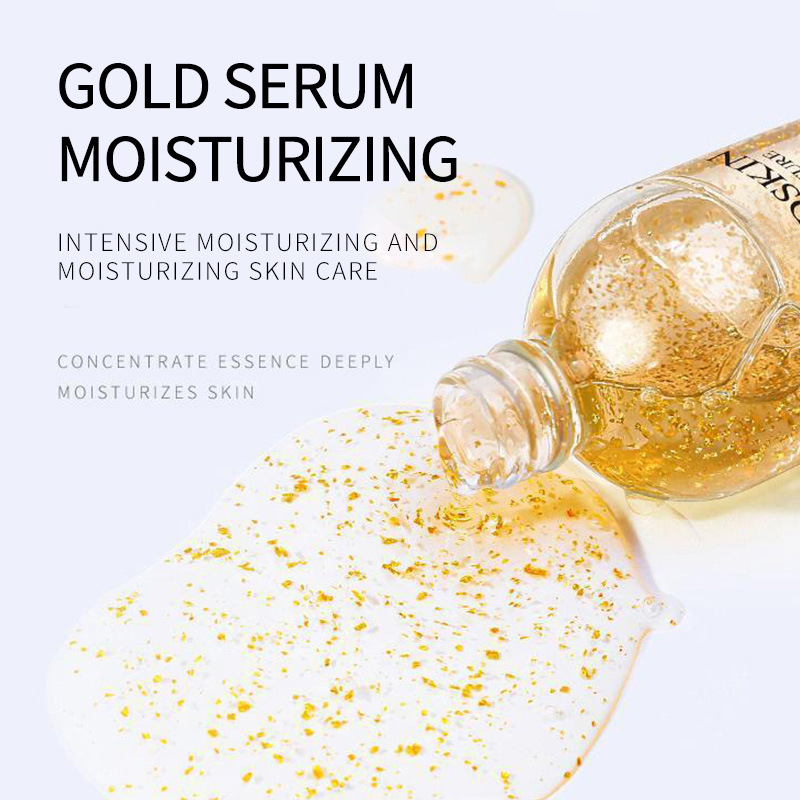 Gold liquid English version explosions moisturizing anti-wrinkle firming skin care products stock solution cross-border factory wholesale
