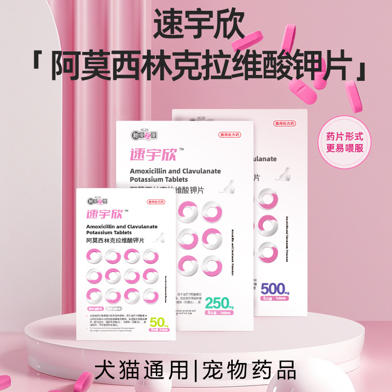 Новый любимец Канг амоксициллин клавуланат калия для домашних животных кошек и собак простуда кашель дыхательные пути мочевыводящие пути