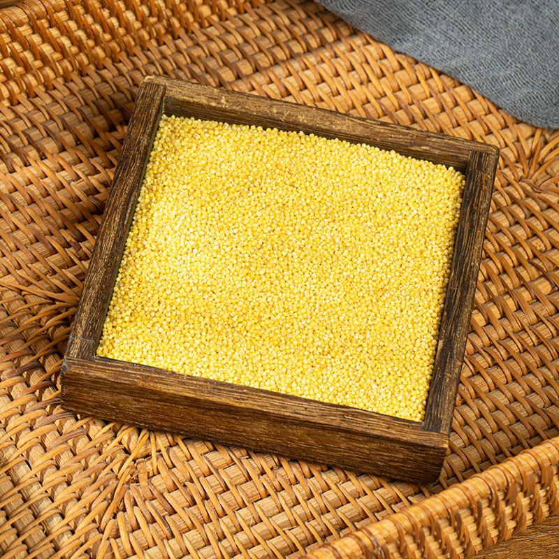 Yellow Millet New Rice Millet Mixed Grain Porridge Farm 5 Pounds 2.5 Kilograms Sticky Rice Oil Manufacturer Wholesale Oem Processing