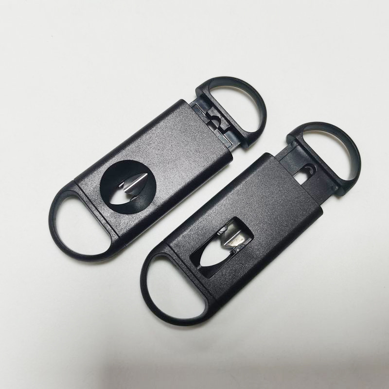 Wholesale Spot Cigar Tools, Plastic Cigar Scissors, Plastic Single-Open V-Shaped Cigarette Cutter, Cigar Smoking Accessories