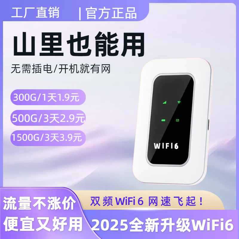 Smart Portable Wifi6 Router Game Internet Live Broadcast Home Mobile Wireless Wf Router Yunnan Outdoor