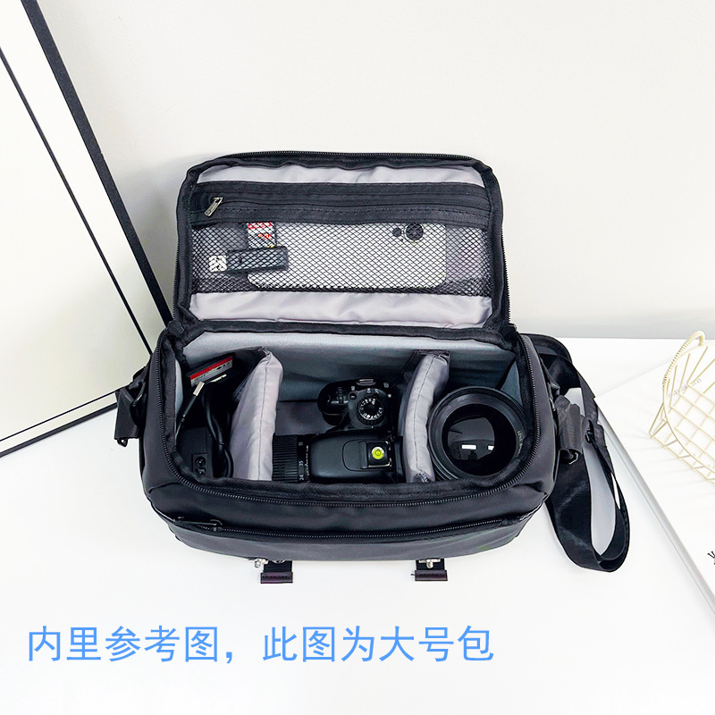 Camera Bag Slr Shoulder New Cross-Border Mirrorless Camera Suitable for Sony Canon Nikon Fuji Digital Men and Women Waterproof