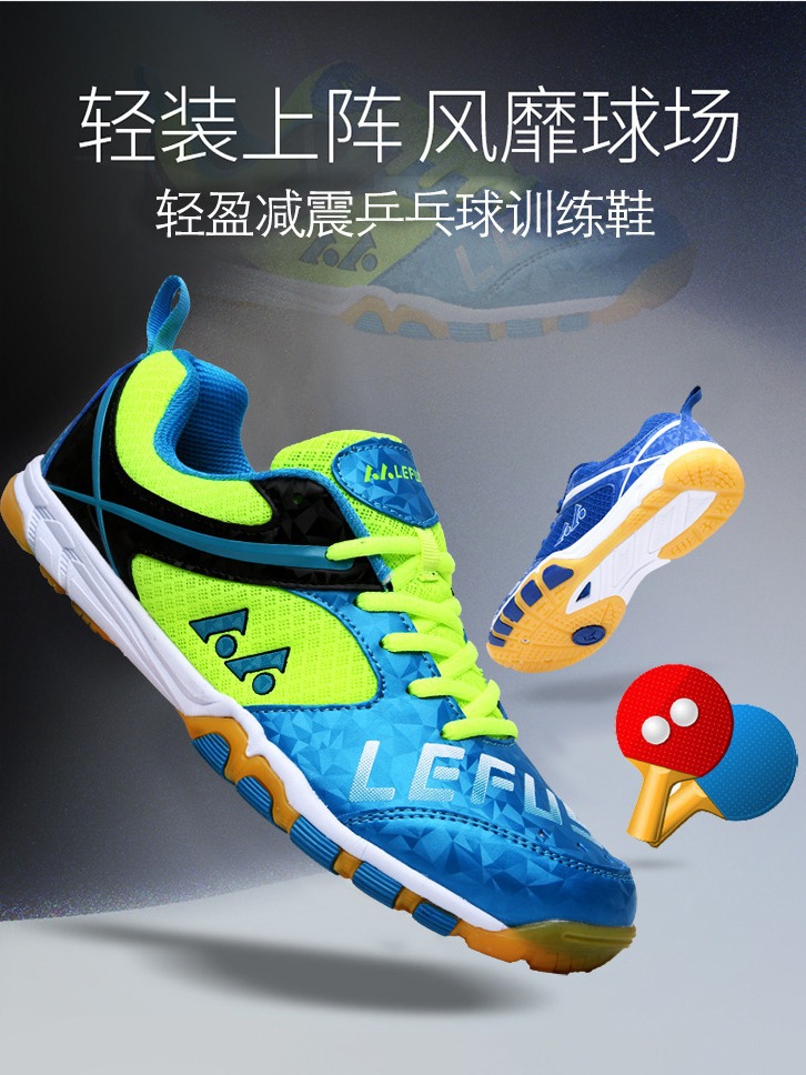 Cross-border Foreign Trade Outdoor Sports Running Shoes Table Tennis Shoes Lightweight Wrapped Badminton Shoes Lovers Large Size Breathable