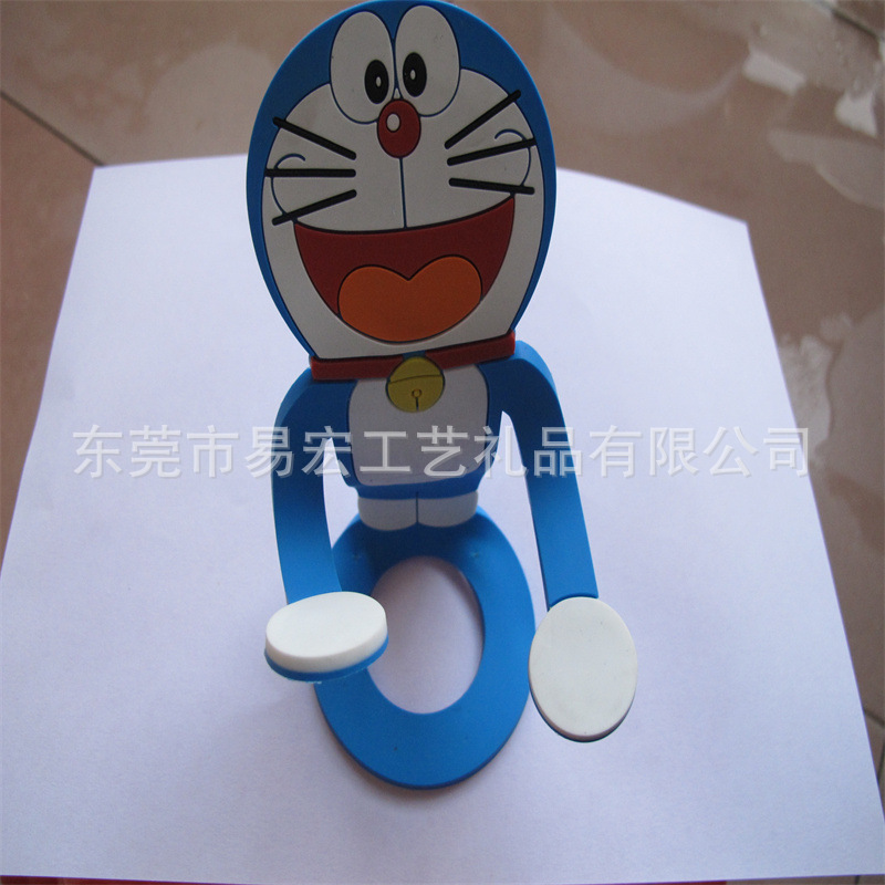 Manufacturer Supplies Cartoon Glue Pvc Soft Silicone Mobile Phone Holder Plastic Mobile Phone Holder Creative Mobile Phone Holder