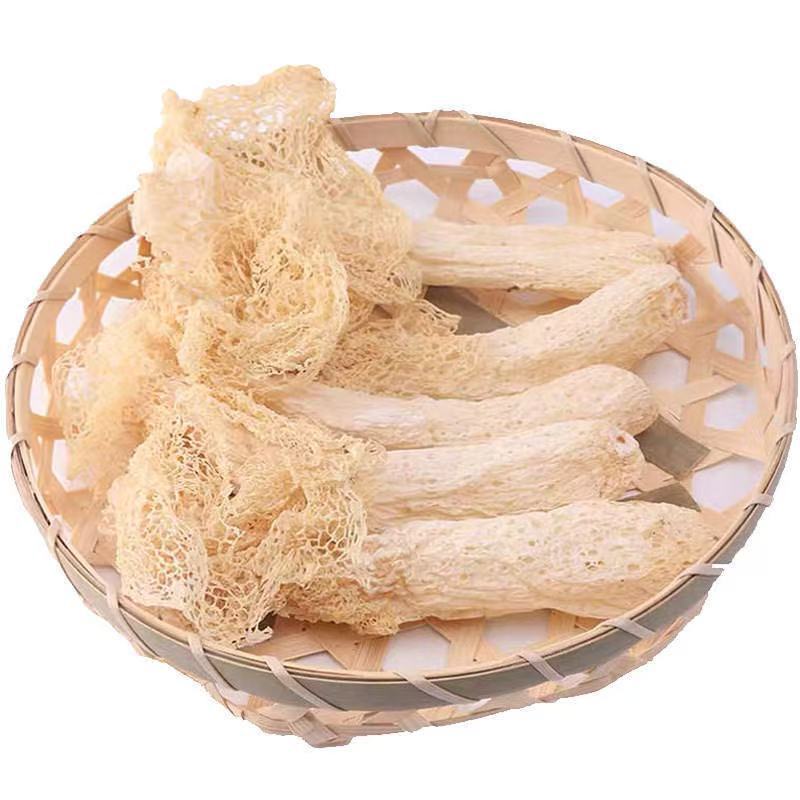 Gutian Fresh Bamboo Fungus Dry Goods Wholesale Farmhouse 500g Specialty Soup Bamboo Fungus Mushroom Bamboo Fungus Edible Straight Hair Origin