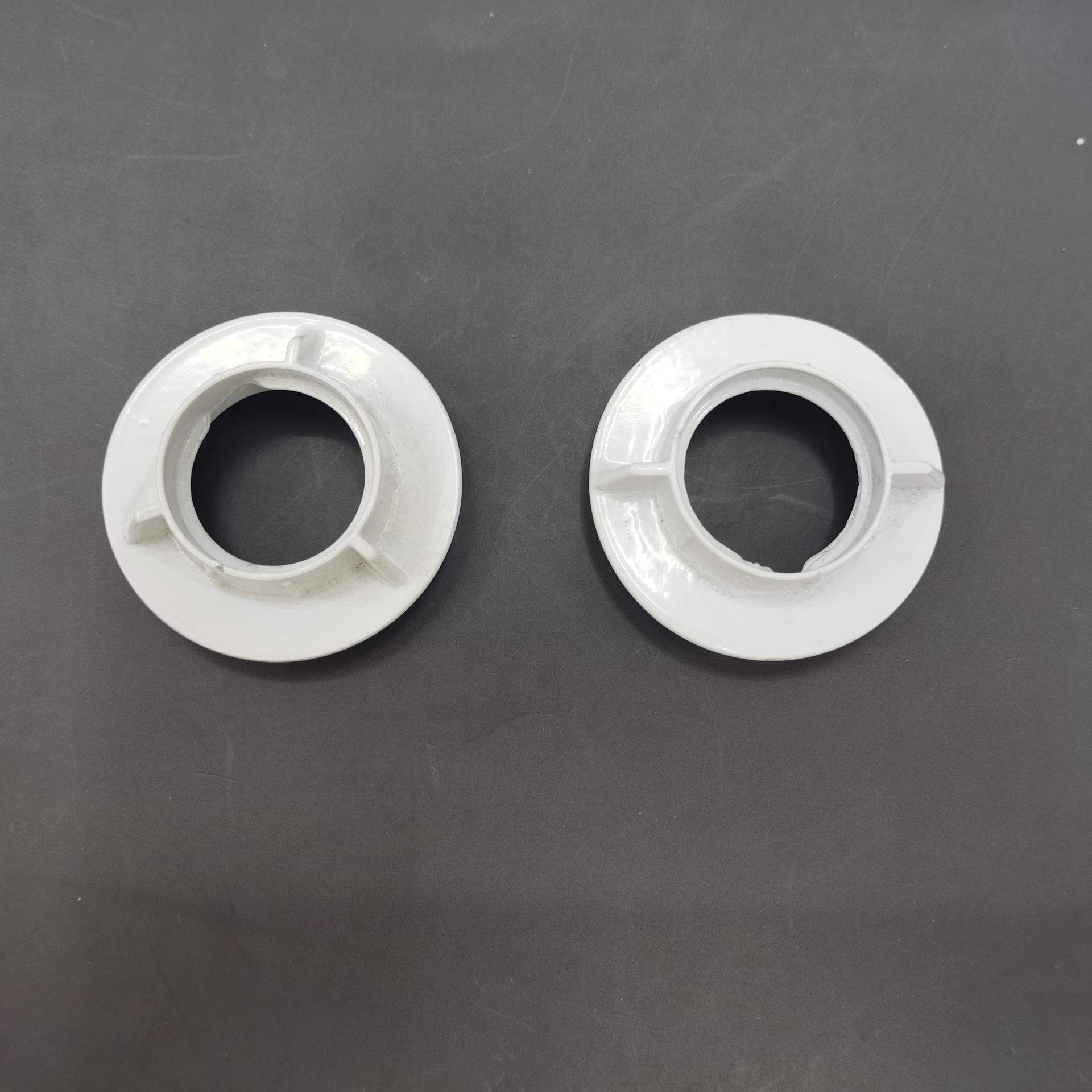 Aluminum alloy die-cast white 2 teeth 3 teeth lamp ring customizable lamp ring lighting accessories manufacturers wholesale
