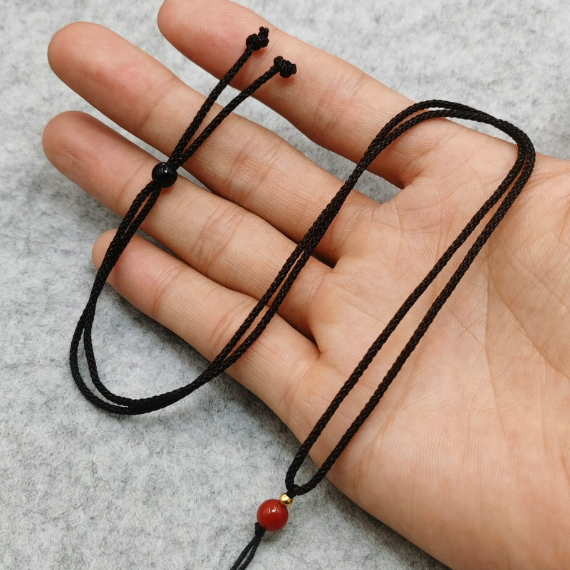 Веревка для подвески, ручная работа, регулируемая веревка для ожерелья из нефритовой бусины