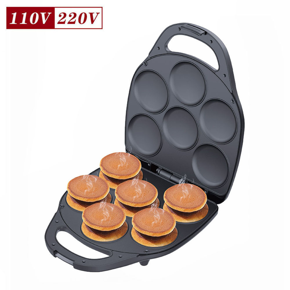 Household Waffle American Standard 110V European Standard Waffle Machine Baking Bread Machine Breakfast Cake Machine Dorayaki Burger Machine