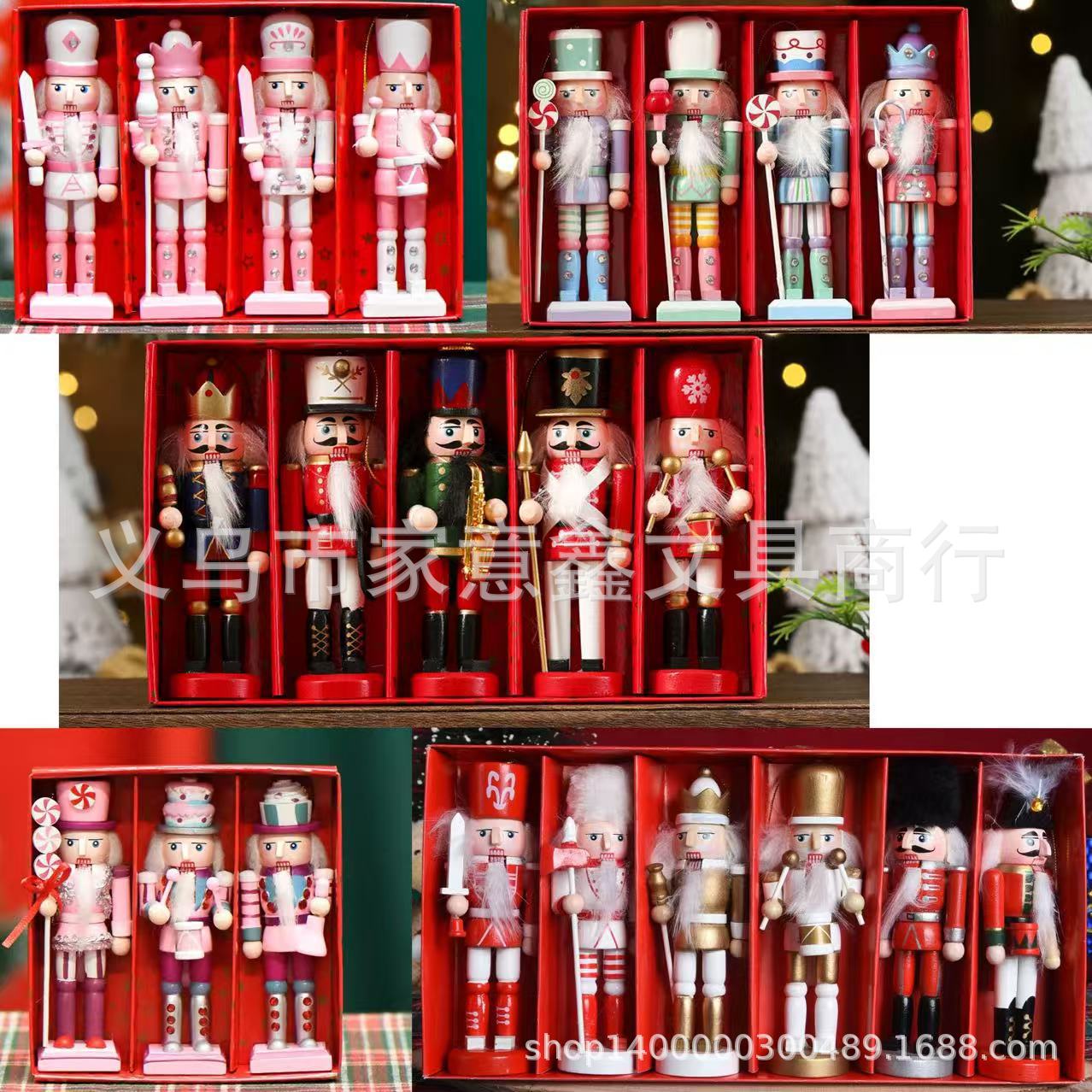 13 см деревянный щелкунчик, рождественский подарок, кросс-бордер