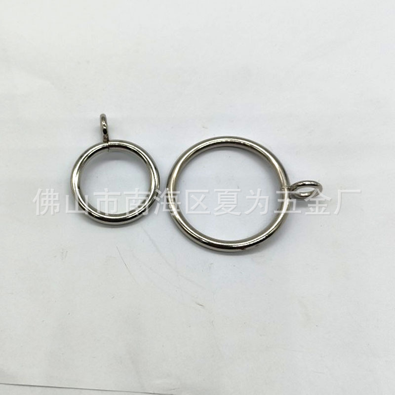 Metal Curtain Rings, Closed-End Hooks, Roman Rings, Curtain Accessories, Ring Buckles, New Chinese Style