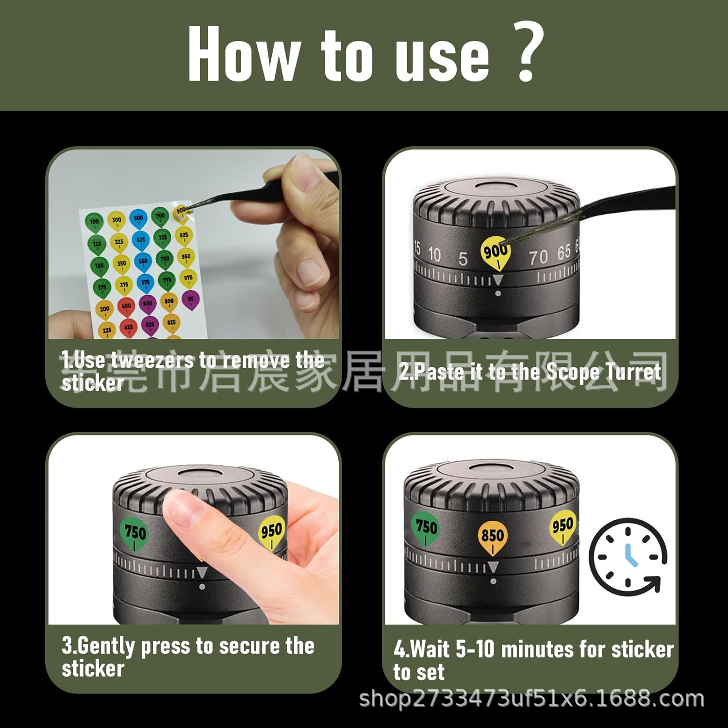 Independent Station New Rifle Scope Turret Sticker Sheets Rifle Scope Turret Sticker Sheets