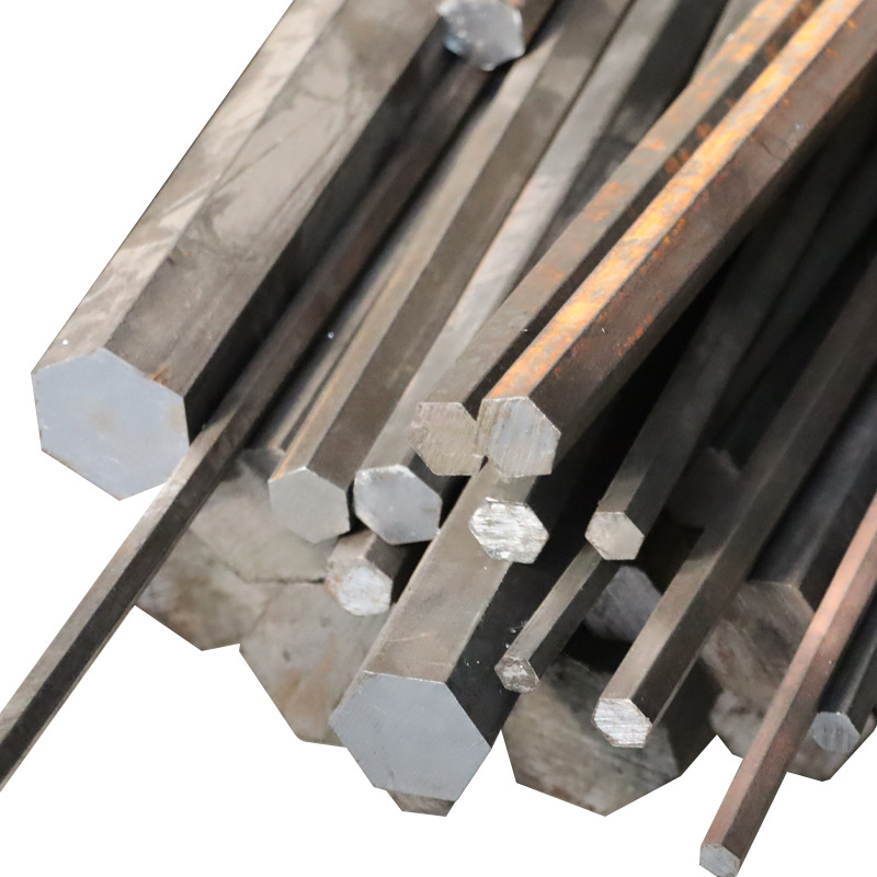 45 Steel Hexagonal Rod 45 # Cold-Drawn Solid Hexagonal Steel Bar, Hexagonal Iron Bar, Cold-Drawn Solid Hexagonal Steel