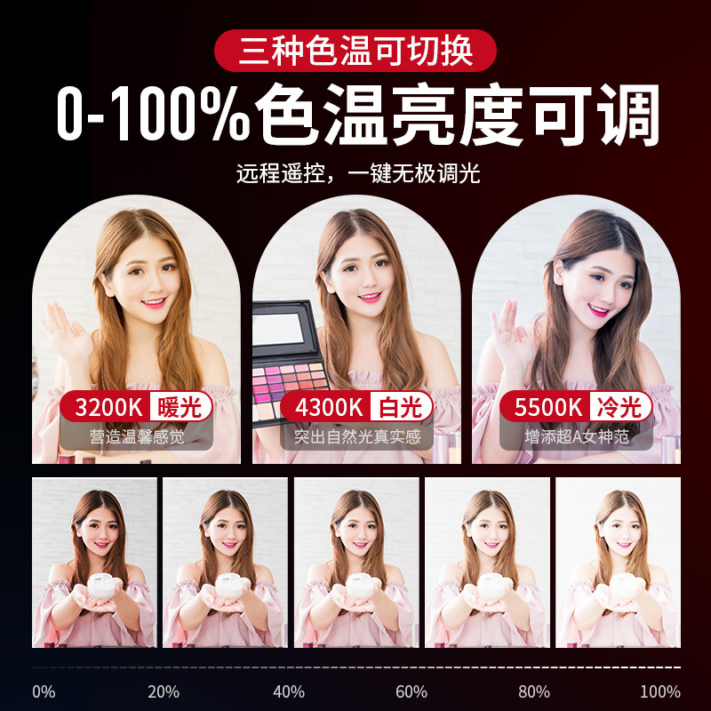 Douyin Indoor Product Shooting Studio Led Softbox Live Broadcast Short Video Beauty Fill Light Professional Photography Light