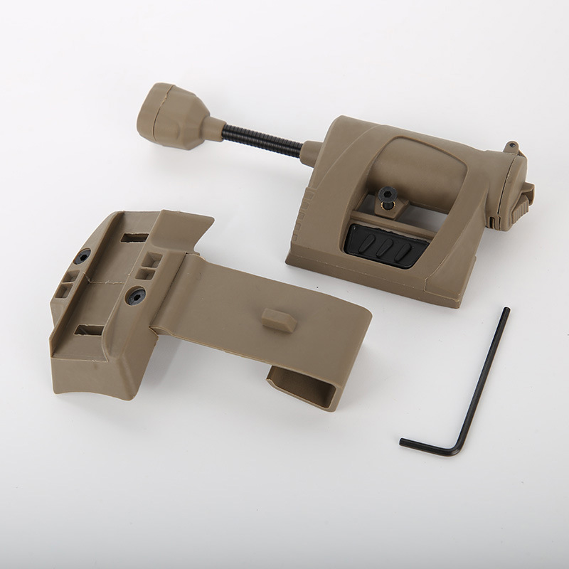 Cross-Border Amazon Mpls Charge Outdoor Helmet Light Three-Speed Signal Light Rail Tactical Helmet Light