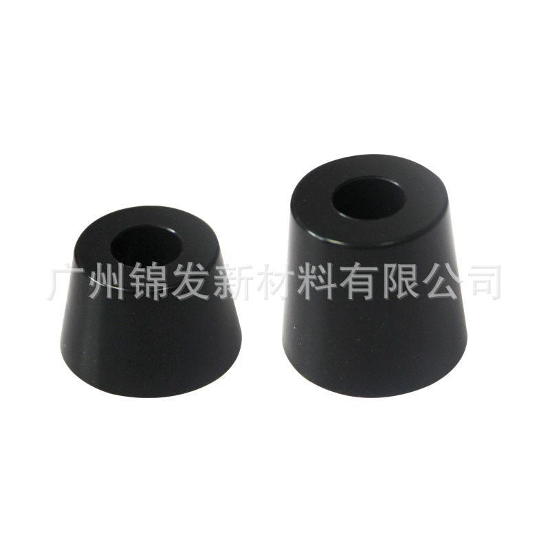 Customized Rubber Machine Foot Pads for Tables and Chairs, Non-Slip, Wear-Resistant, Shock-Absorbing Rubber Pads with Gaskets, Tapered Screw Hole Rubber Foot Pads