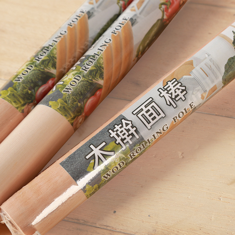 One yuan good rolling pin dumpling making leather stick kitchen tools non-food solid wood rolling stick rolling stick rolling stick