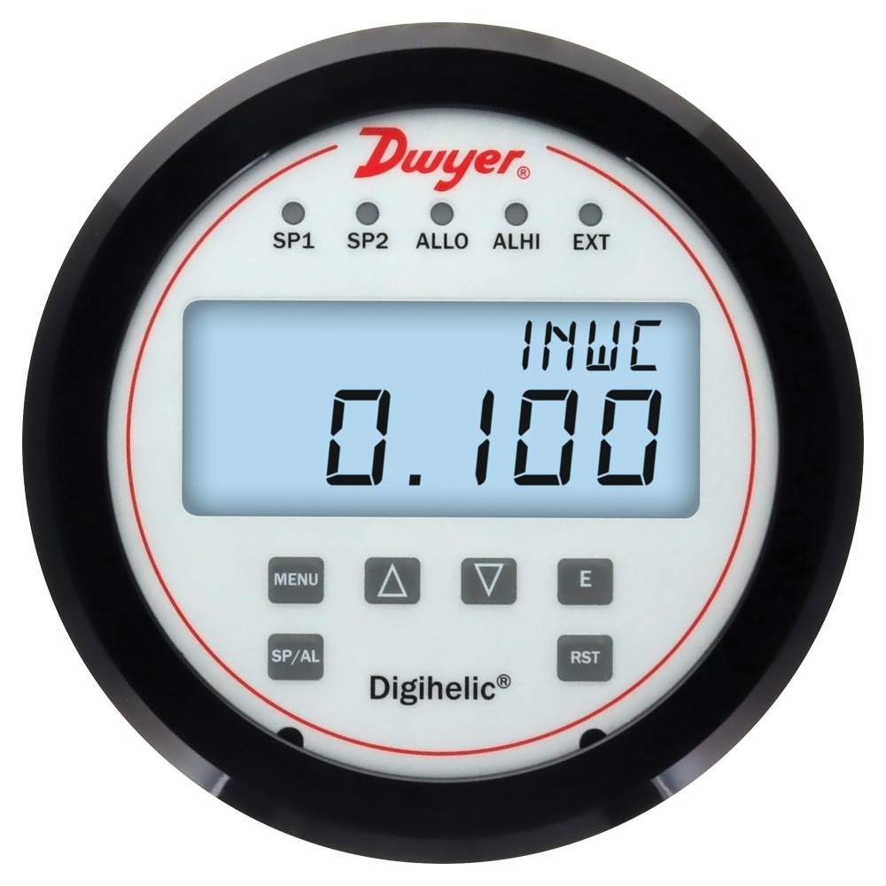 American Dwyer Dhc Series Three-In-One Differential Pressure Transmitter Controller Pipeline or Building Static Pressure Measurement
