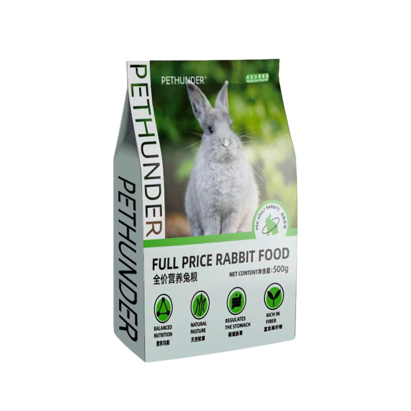 Pafen De Rabbit Food 500g Full Price Nutritional Rabbit Food Adult and Young Rabbit Feed Timothy Grass High Fiber Rabbit Food Wholesale