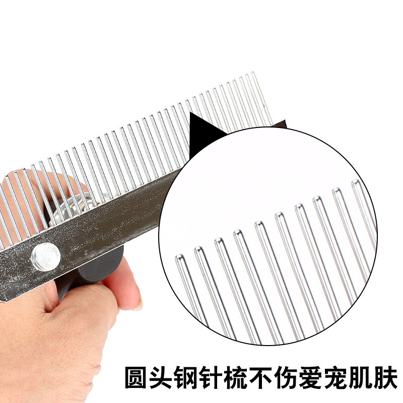 Dog Comb for Long Hair and Thick Hair to Remove Floating Hair, Golden Retriever Satsuma Dog Hair Brush, Medium and Large Dog Pet Supplies